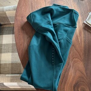 Teal LuluLemon Athletic Leggings